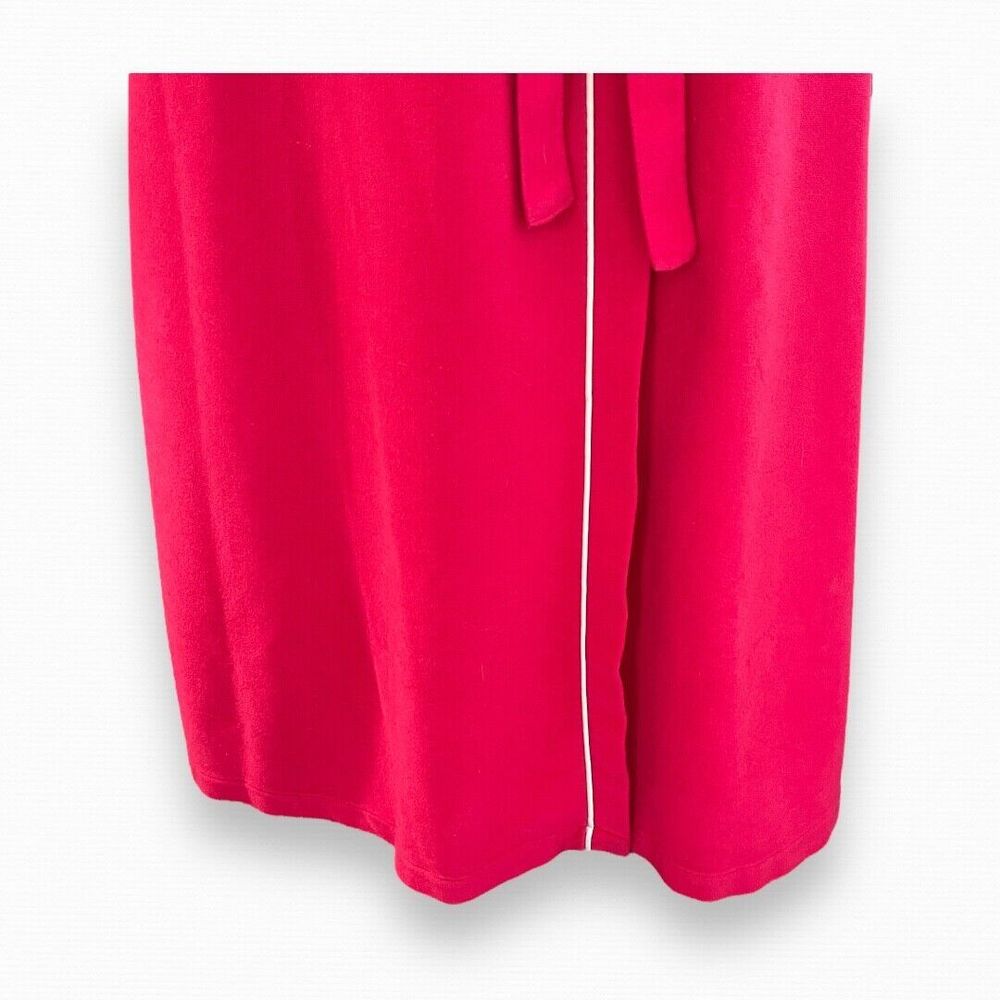 Vanity Fair Velour Raspberry Robe Size Small Vintage Bath Robe House Coat Womens - Picture 9 of 14